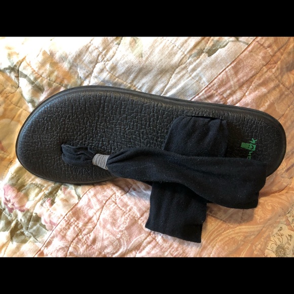 Sanuk Yoga Sling women’s sandals all black! - Picture 2 of 5